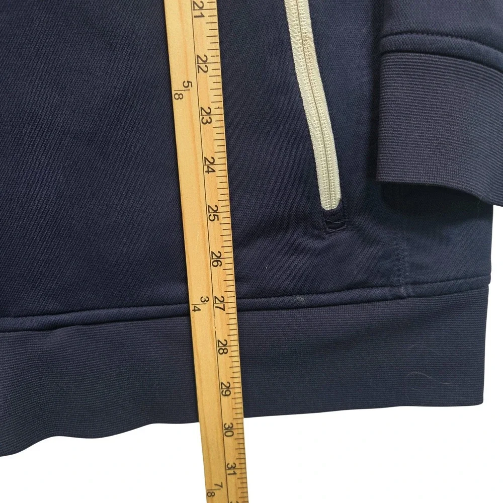 Men's Vintage Jordan Jumpman Full Zip Track Jacket Navy Blue White Size Large L